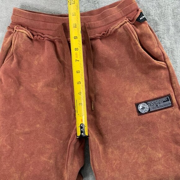 Alphalete Sweatpants Mens XS Very Terry Jogger Fleece Workout Gym Bloodstone Run - Picture 5 of 13